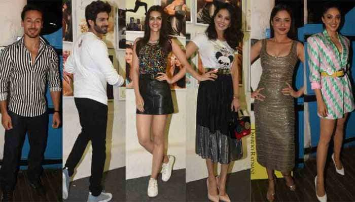 Tiger Shroff, Kartik Aaryan, Kiara Advani attend Dabboo Ratnani&#039;s calendar launch party