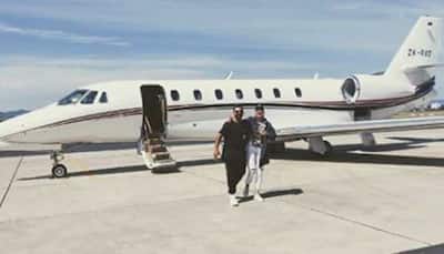 This pic of Virat Kohli, Anushka Sharma in front of a private jet will give you major vacay goals-See inside