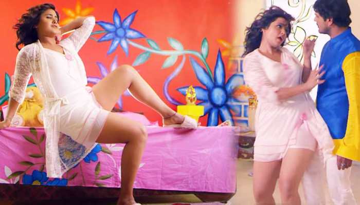 Khesari Lal Yadav-Kajal Raghwani's Adhaai Baje goes viral on internet-Watch Khesari Lal Yadav-Kajal Raghwani's Adhaai Baje goes viral on internet-Watch