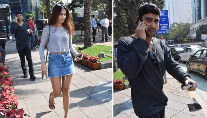 Prateik Babbar-Sanya Sagar spotted on a lunch date - See Pics