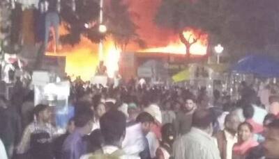 Major fire breaks out at expo grounds in Hyderabad; 2 persons admitted to hospital