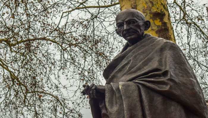 13 booked for firing air shots at Mahatma Gandhi&#039;s effigy