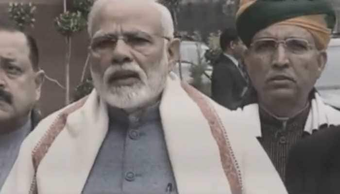 PM Modi reiterates &#039;sabka saath, sabka vikaas&#039; mantra ahead of Interim Budget 2019