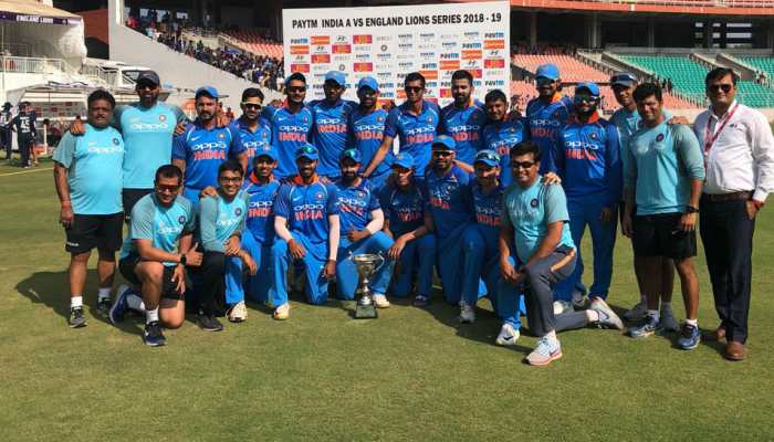 England Lions pull off consolation win against India A