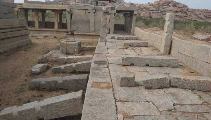 Miscreants allegedly damage pillar in UNESCO world heritage site Hampi; Karnataka Police initiate probe Miscreants allegedly damage pillar in UNESCO world heritage site Hampi; Karnataka Police initiate probe