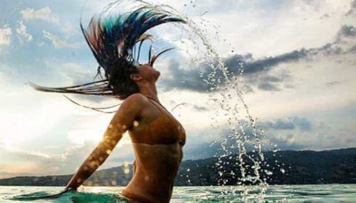 Katrina Kaif raises the mercury by 'flippin' out' in a Bikini—Pic