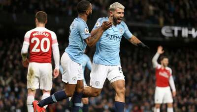 EPL: Sergio Aguero's hat-trick fires Manchester City to 3-1 win over Arsenal