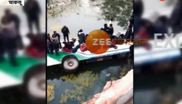 6 passengers injured in bus accident in Rajasthan's Chaksu