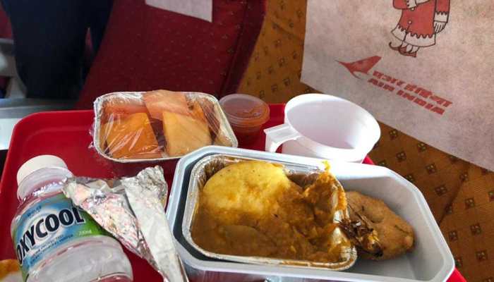 Air India apologises after passenger finds cockroach in food served during flight Air India apologises after passenger finds cockroach in food served during flight