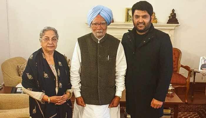 When Kapil Sharma met former prime minister Dr Manmohan Singh and wife Gursharan Kaur—See pics