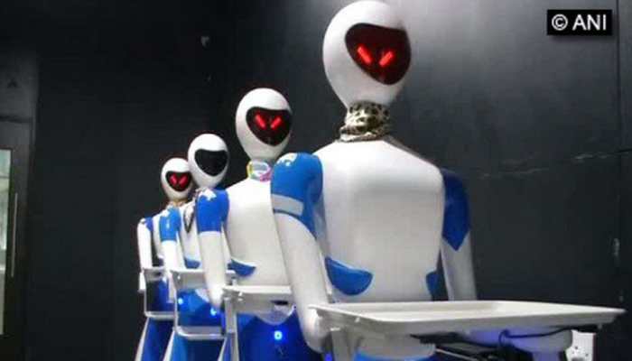 Chennai: Porur gets its first eatery where &#039;Robot Waiters&#039; welcome customers