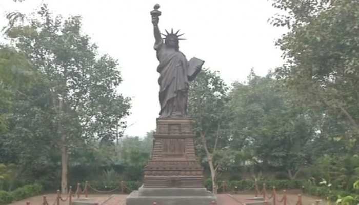 Landfill in Delhi transformed into park with replicas of world's wonders