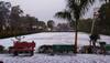 Watch: Delhi-NCR turns 'white' after hail storm, heavy rains