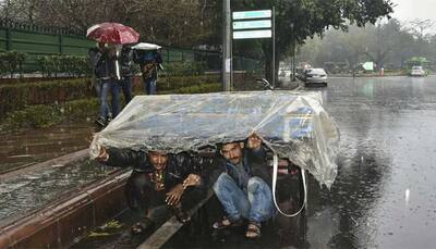 Hailstorm, heavy rainfall lash Delhi; 38 flights diverted