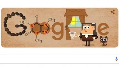 Google Doodle honours German chemist Friedlieb Ferdinand Runge who identified caffeine