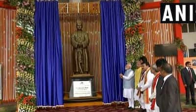 PM Modi unveils statue of Tripura's last Maharaja
