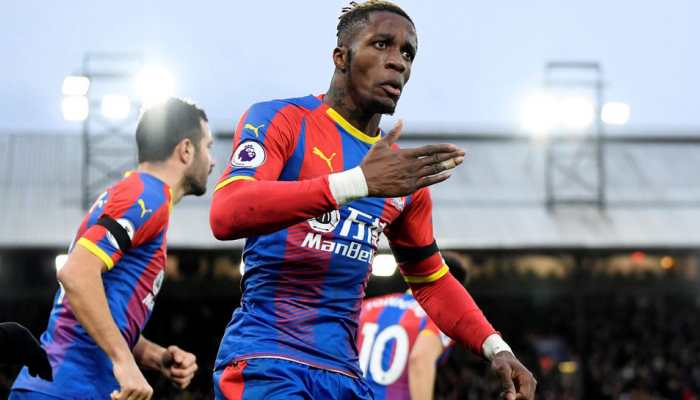 Wilfried Zaha's deflected goal earns Crystal Palace point against West Ham