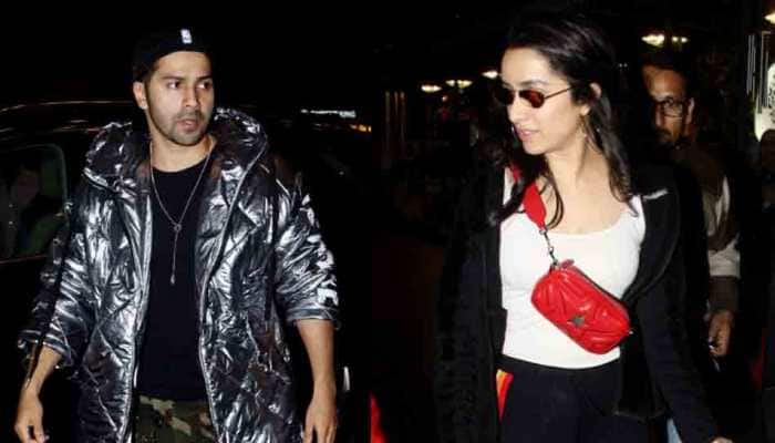 Varun Dhawan flies to London with &#039;Street Dancer&#039; co-star Shraddha Kapoor — Pics