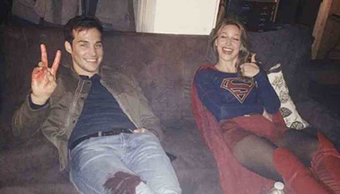Melissa Benoist, Chris Wood engaged