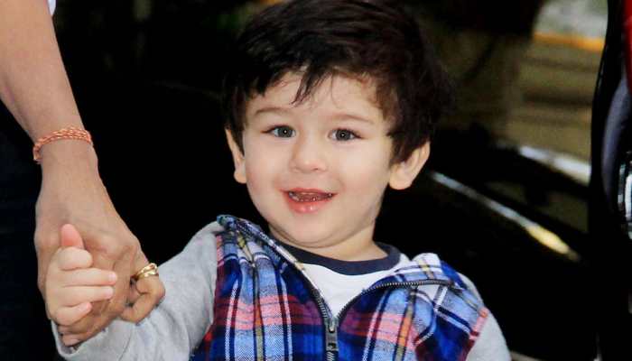 Taimur Ali Khan addresses the paparazzi as &#039;media&#039;, video is too cute for words-Watch