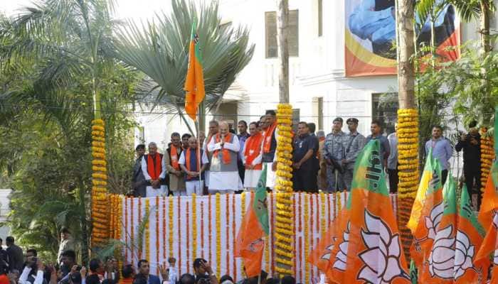 'Mera Parivar Bhajapa Parivar': BJP kicks off mega campaign, aims to hoist party flag at 5 crore houses