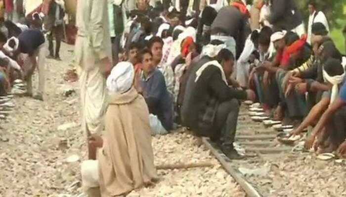 Gujjar quota agitation: Kirori Singh Bainsla asked to vacate railway tracks; internet suspended