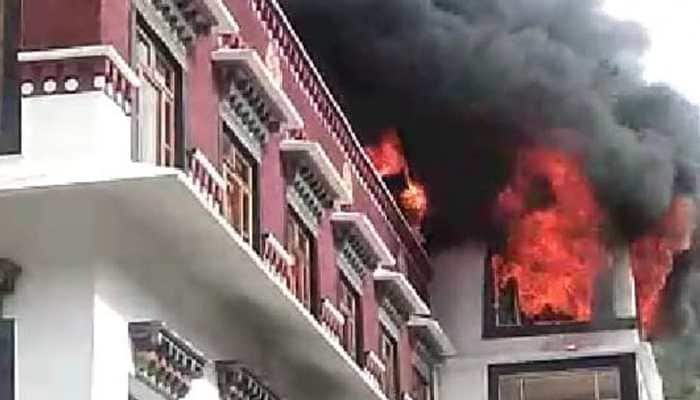 Fire breaks out in monastery in Himachal Pradesh&#039;s Kullu