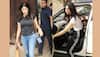 Janhvi Kapoor, Khushi spotted outside their uncle Anil Kapoor's house