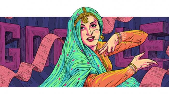 Google doodle honours iconic actress Madhubala on 86th birth anniversary