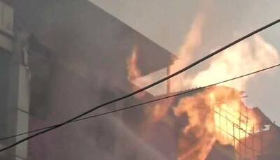 Delhi: Fire breaks out in Naraina factory; 29 fire tenders try to douse flames