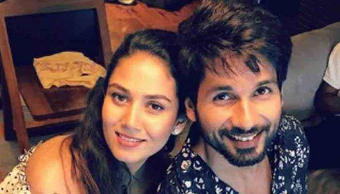 Shahid Kapoor joins wife Mira Rajput for a workout session, gets snapped