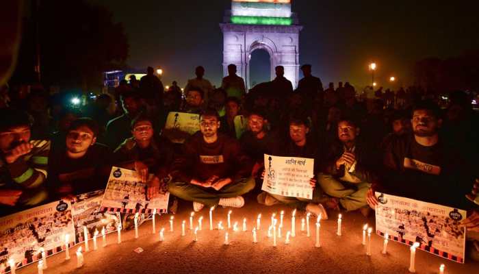 Candlelight vigils, protests across India to condemn Pulwama attack Candlelight vigils, protests across India to condemn Pulwama attack