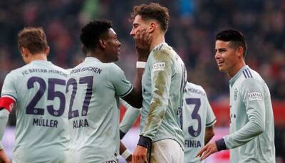 Bundesliga: Kingsley Coman steers Bayern Munich to 3-2 comeback win at Augsburg