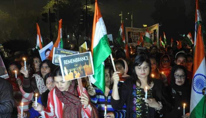 Pulwama attack: Clash during candlelight protest march in Gujarat