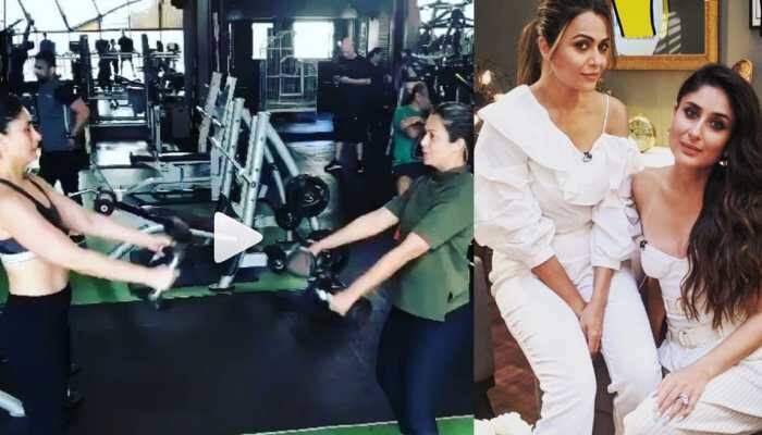 Kareena Kapoor Khan and Amrita Arora's workout video will make you want to hit the gym—Watch