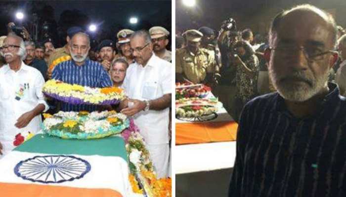 Amid row over 'selfie' at CRPF jawan's funeral, Union Minister KJ Alphons lodges complaint with Kerala DGP