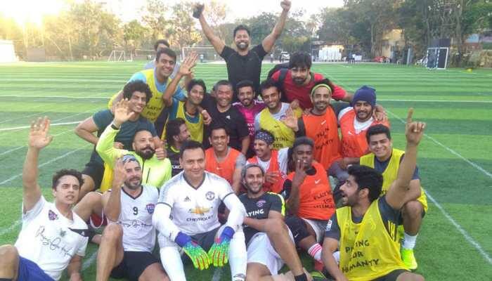 After ruling cricket field, MS Dhoni has a go at Football