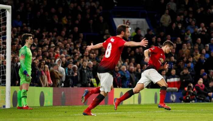 Manchester United dump defending champions Chelsea out of FA Cup