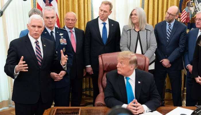 Donald Trump signs order to establish US Space Force as 6th military branch