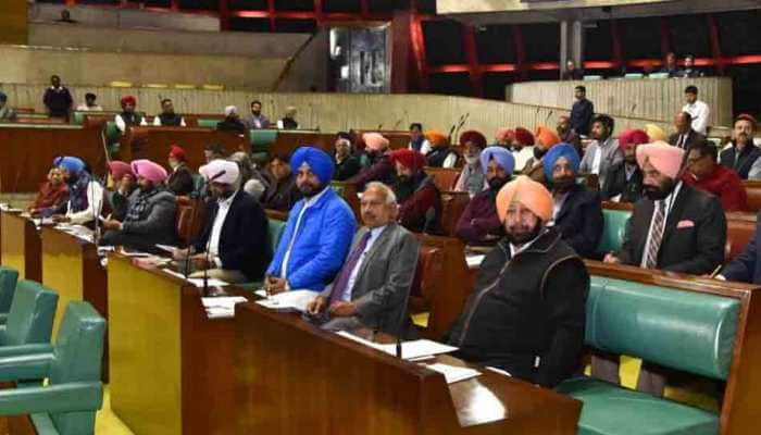 SAD-BJP MLAs stage walkout in Punjab Assembly