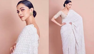Deepika Padukone is a vision to behold in this white saree—See pics