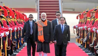 PM Narendra Modi arrives in South Korea on two-day visit, greeted with 'Bharat Mata Ki Jai' slogans