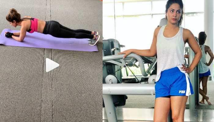 Hina Khan&#039;s workout video shows the kind of determination we all need—Watch