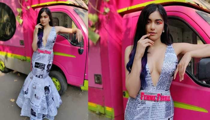 Adah Sharma&#039;s newspaper dress is breaking the internet—See pics