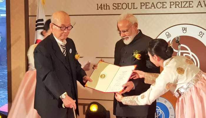 PM Modi awarded Seoul Peace Prize, dedicates it to the nation
