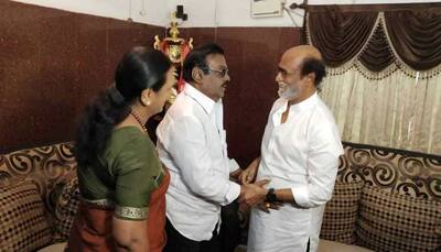 Not an iota of politics in it, says Rajinikant after meeting DMDK leader Vijayakanth