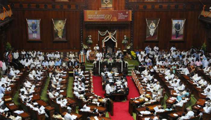 Bjp Mlas Protest Delay In Prosecution Sanction In Jnu Sedition Case Marshalled Out Of Assembly