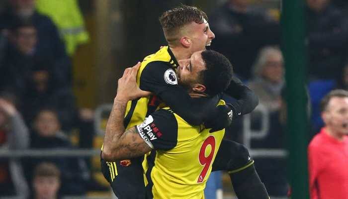  Gerard Deulofeu's hat-trick guides Watford to 5-1 EPL triumph over Cardiff City