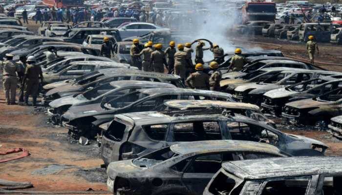 Fire at Aero India Show 2019 parking: Toyota reaches out to affected customers