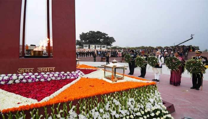 PM Modi salutes India&#039;s soldiers, pens message of gratitude at National War Memorial